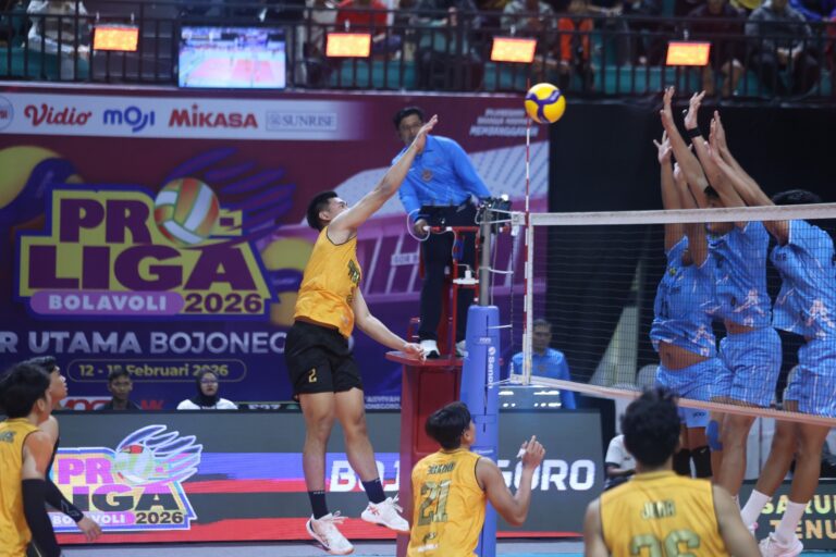 Proliga 2026 : Bhayangkara Presisi Masih Terlalu Tangguh bagi Garuda Jaya