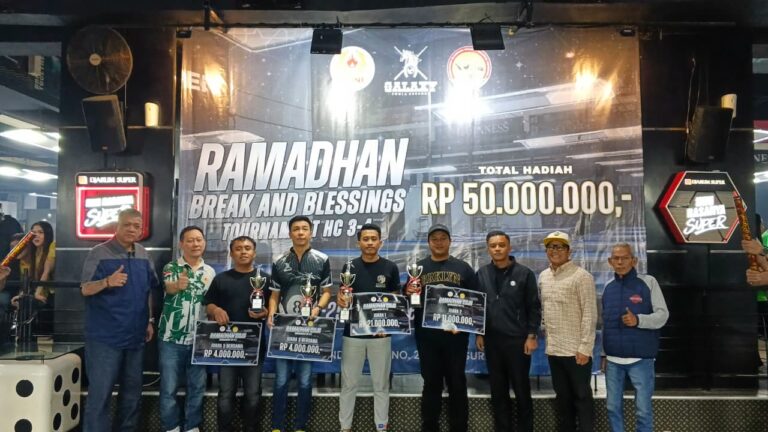 Ramadhan Break and Blessings Tournament HC 3–4 Jadi Bukti Olahraga Biliar Tetap Berprestasi di Bulan Suci