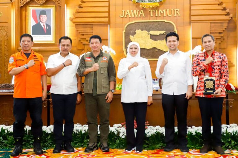 Pemprov Jatim & BNPB Gelar Rakor Penanganan Dampak Bencana Hidrometeorologi & Mitigasi Musim Kemarau
