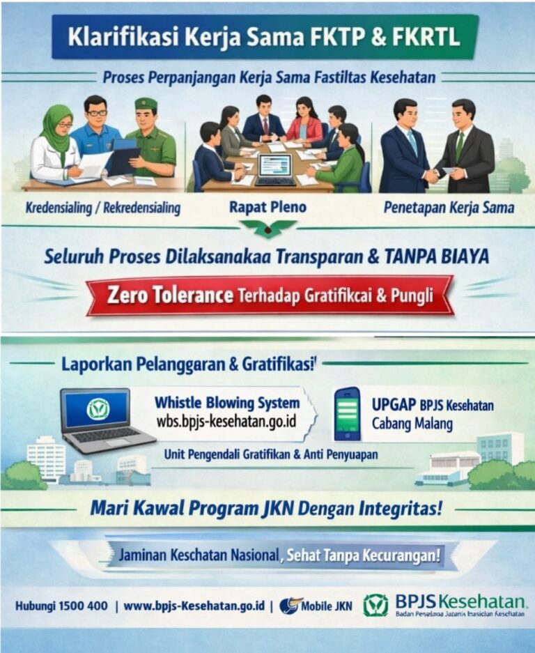 BPJS Kesehatan Pastikan Proses Kerja Sama Faskes Sesuai Ketentuan dan Transparan