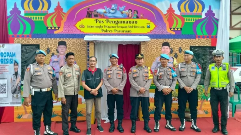 Selama Operasi Ketupat Semeru 2026, Polres Pasuruan Dirikan 7 Pos Pengamanan dan Pelayanan