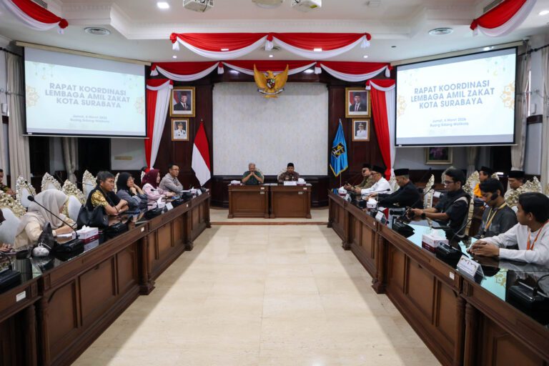 Gandeng Kemenag dan LAZ, Pemkot Surabaya Perkuat Sinkronisasi Data Penyaluran Zakat