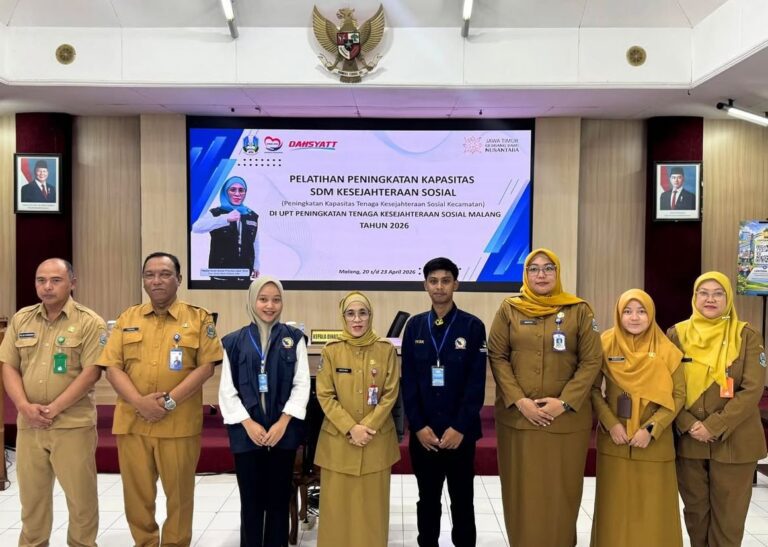 UPT PTKS Malang Hadirkan Kadinsos Jatim, Buka Pelatihan TKSK Jawa Timur