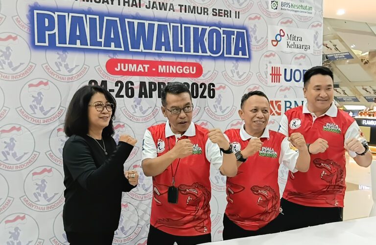 Piala Wali Kota Surabaya Jadi Ajang Seleksi Atlet Muaythai Menuju Porprov Jatim 2027