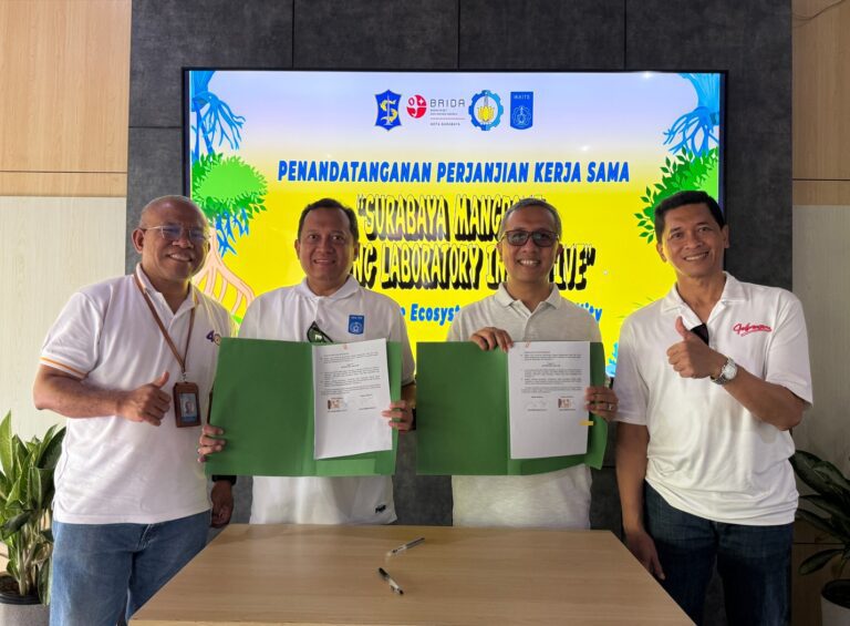 ITS-BRIDA Teken Kerja Sama, Inisiasi Living Laboratory Mangrove Surabaya