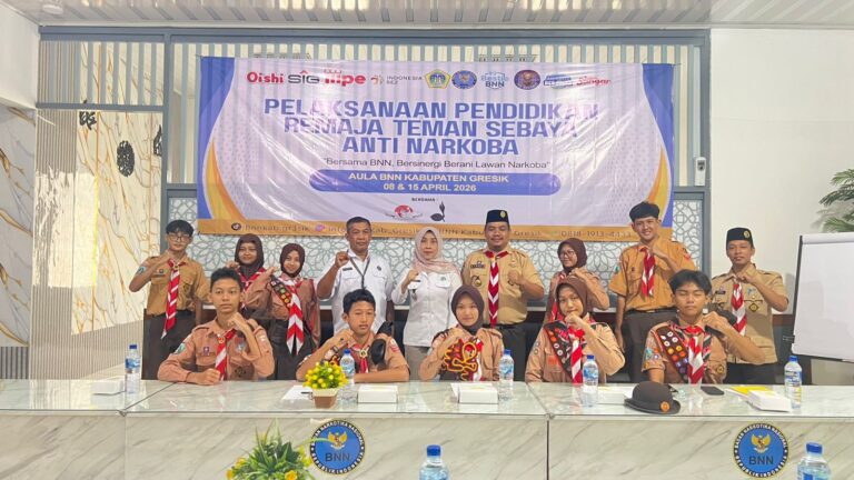 BNNK Gresik Terus Perkuat Barisan Memerangi Peredaran Gelap Narkotika Generasi Muda