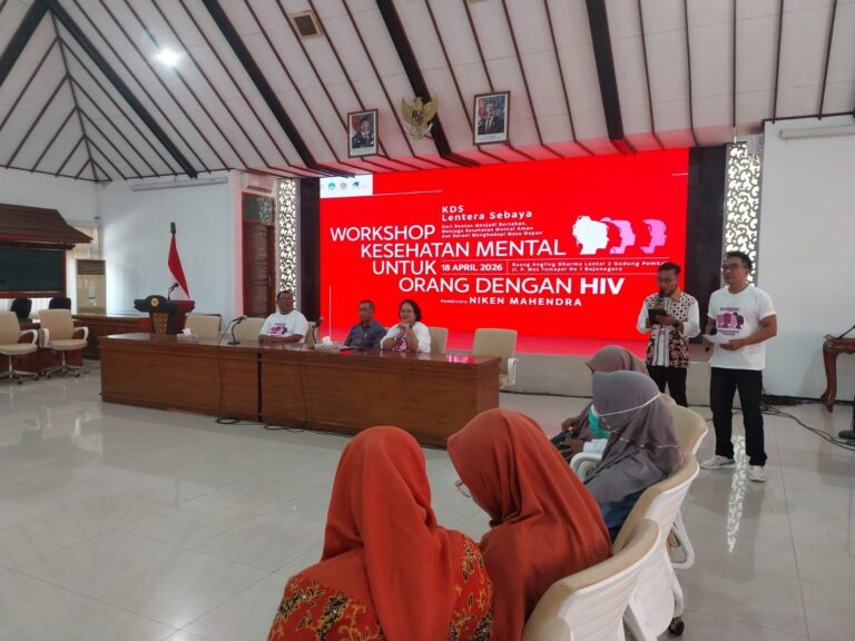 KDS Lentera Sebaya Gelar Workshop Kesehatan Mental ODHIV, Targetkan Bojonegoro Three Zero Tahun 2030