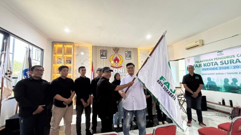 FAJI Surabaya Resmi Dilantik, Siap Tingkatkan Prestasi Menuju Porprov 2027