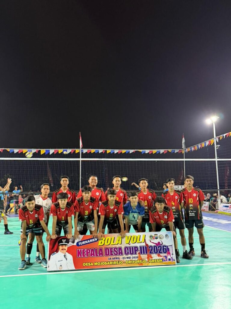 Resmi Dimulai: Kepala Desa Cup III Mojosarirejo Jadi Magnet Atlet Voli Berbakat se-Kabupaten Gresik.