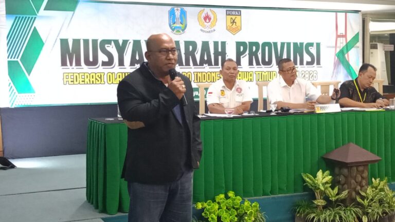 Johanes Koento Ketua Umum FORKI Jatim 2026-2030