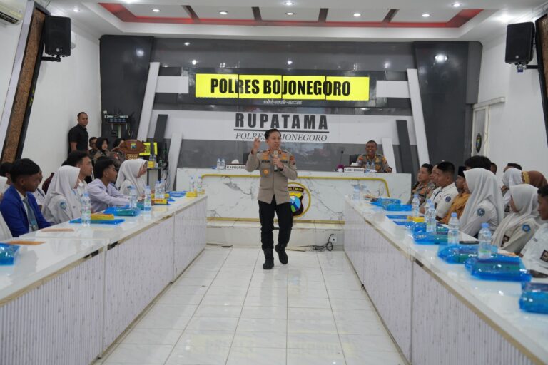 Program PDK 2026 Digelar, Polres Bojonegoro Dorong Pelajar Jadi Role Model Kamtibmas