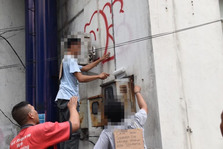 Didominasi Anak Muda, 20 Pelaku Vandalisme Terjaring di Surabaya