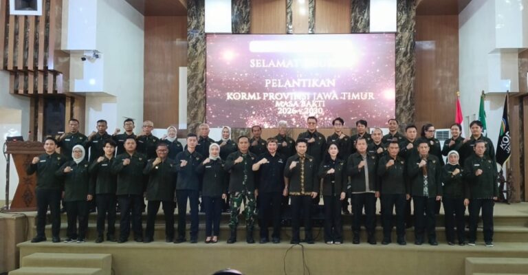 KORMINAS Lantik Pengurus KORMI Jatim 2026–2030, Perkuat Gerakan Olahraga Masyarakat