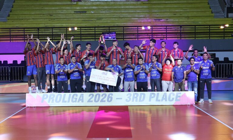 Samator Raih Gelar Peringkat Ketiga Proliga 2026​