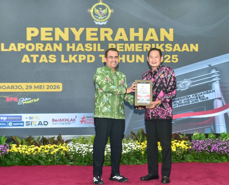 Pemkab Lamongan Raih Opini WTP Sepuluh Kali Berturut-turut