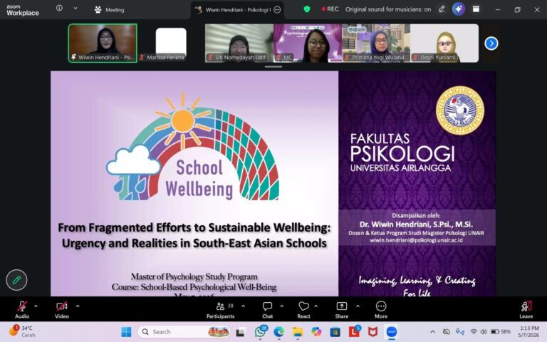 Kesehatan Mental Remaja Mengkhawatirkan, Psikolog UNAIR Dorong Transformasi Well Being di Sekolah