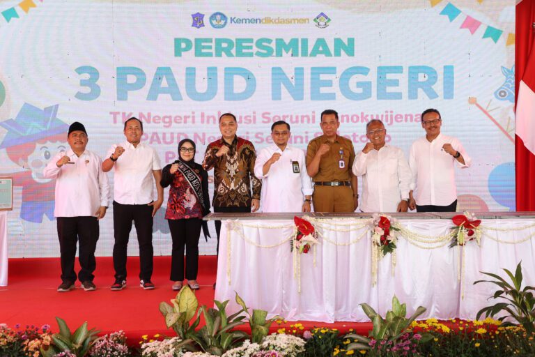 Wujudkan Pendidikan Inklusif dan Dekat Rakyat, Pemkot Surabaya Resmikan Tiga PAUD Negeri Sekaligus
