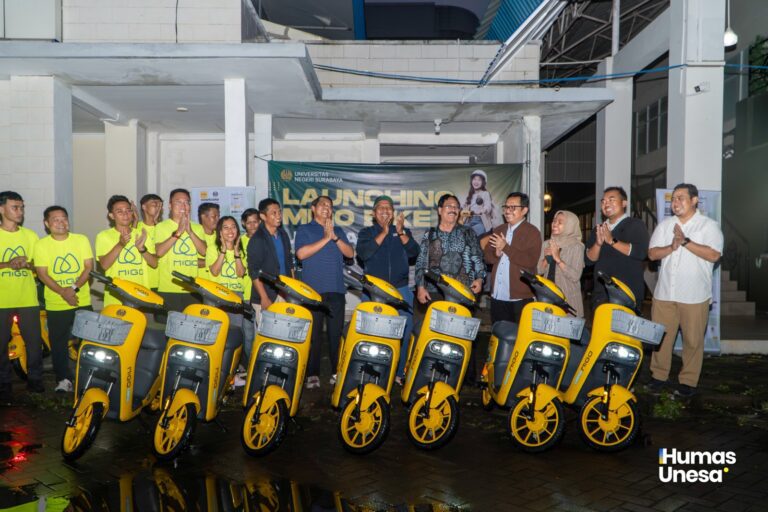 Tingkatkan Layanan Kampus, Unesa Hadirkan Layanan Motor Listrik dan Gerai Kuliner