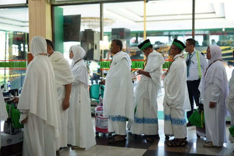 Operasional Haji Hari Ke-26, Embarkasi Surabaya Telah Berangkatkan 36.037 Jemaah dan Petugas