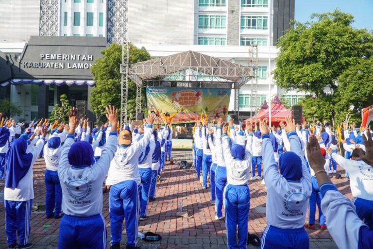 Lamongan Peringati HLUN Ke-30 dengan Senam Lin Tien Kung dan Cek Kesehatan Gratis