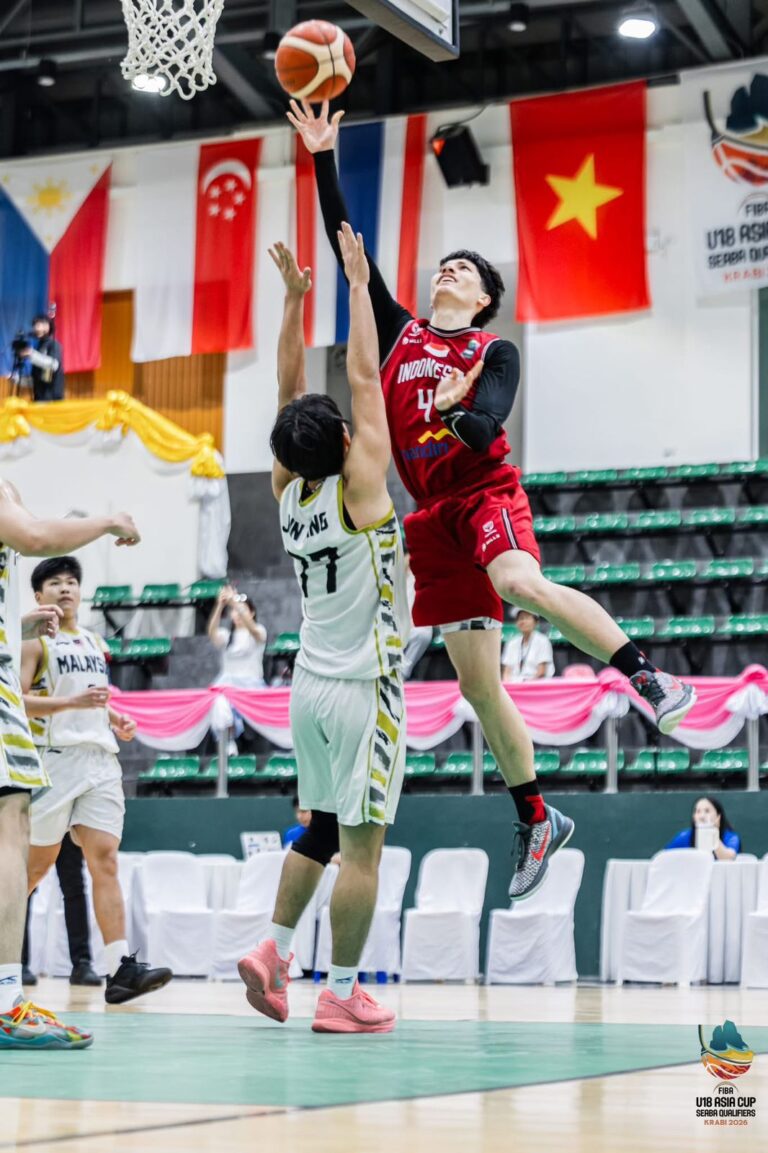 Indonesia Tutup Perjalanan FIBA U18 Asia Cup SEABA Qualifiers 2026 di Peringkat Keempat