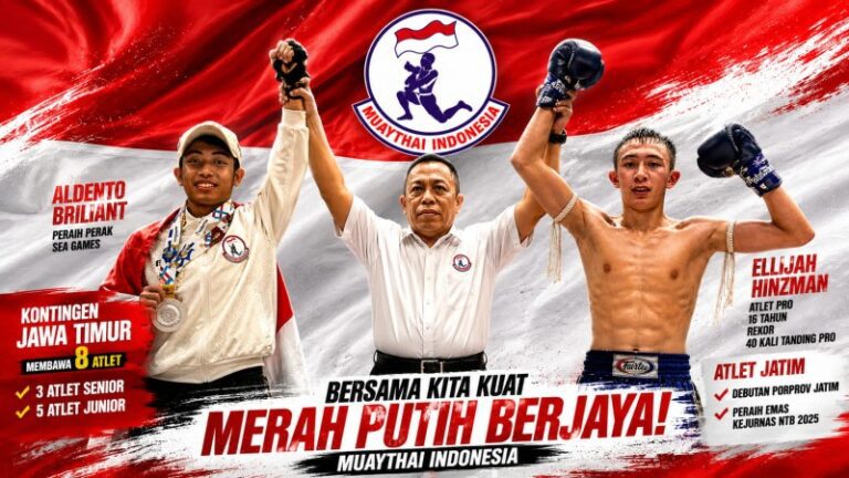 Muaythai Jatim Tancap Gas di Malaysia, Bidik Podium Dunia untuk Indonesia