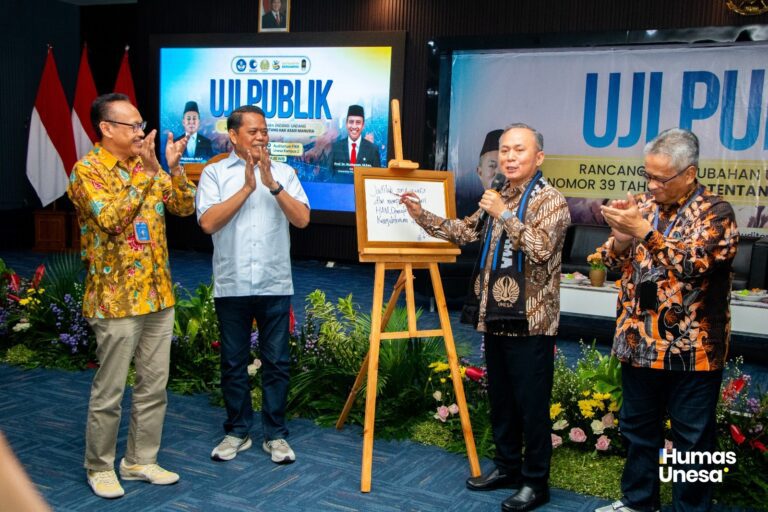 Uji Publik RUU HAM Dihelat di Unesa, Serap Masukan Masyarakat Sipil, Akademisi, hingga Mahasiswa