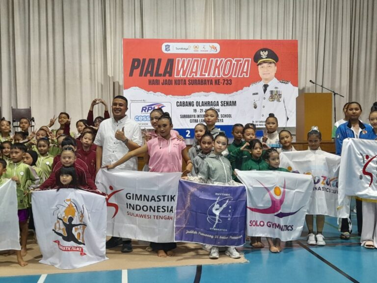 Piala Wali Kota Surabaya 2026 Jadi Ajang Unjuk Kemampuan Atlet Senam dari Enam Provinsi