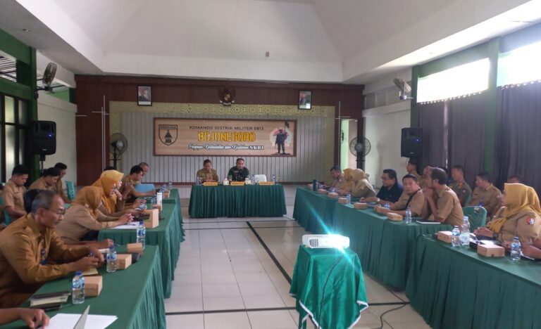 Pemkab Bojonegoro dan Kodim 0813 Gelar Rakor Program TMMD ke 129