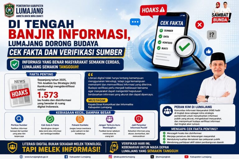 Di Tengah Banjir Informasi, Lumajang Dorong Budaya Cek Fakta dan Verifikasi Sumber