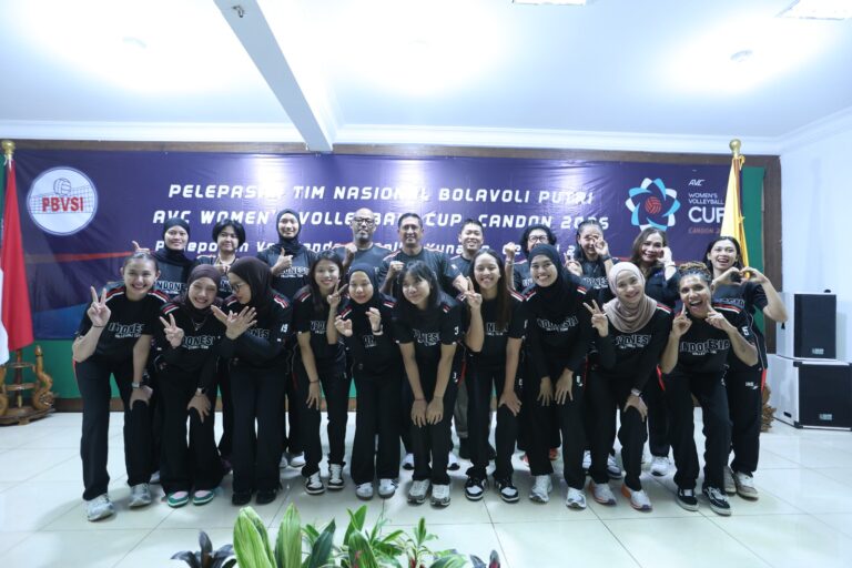 AVC Women’s Volleyball Nations Cup 2026, PP PBVSI Lepas Timnas Voli Putri Indonesia dengan Target Perbaiki Posisi dari Tahun Lalu