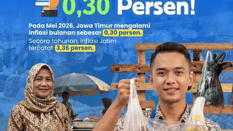 BI Proyeksikan Ekonomi Jatim 2026 Tumbuh Lebih Kuat, Inflasi Tetap Terkendali