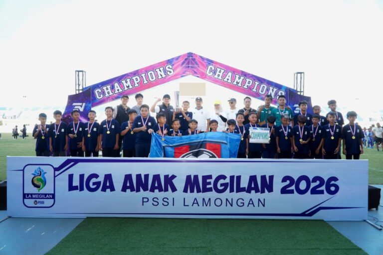 Liga Anak Megilan 2026 Berakhir, KFA Lamongan Borong Piala U-10 dan U-12