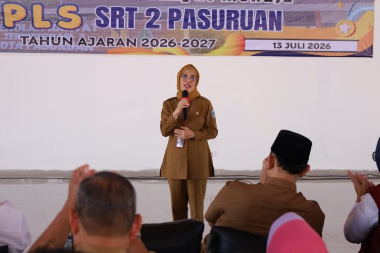 Kadinsos Jatim Hadiri MPLS SRT 2 Kota Pasuruan dan Tinjau Progres Pembangunan SR Permanen Kabupaten Pasuruan