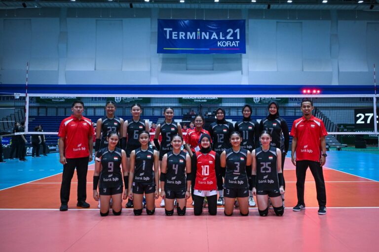 Timnas Voli Putri U-18 Indonesia Takluk dari Juara Bertahan Jepang