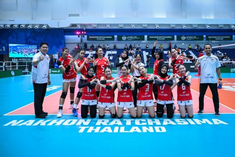 Indonesia Petik Kemenangan Perdana pada AVC U-18