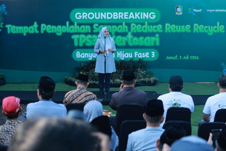 Didukung UEA, TPS3R Kertosari Banyuwangi Mulai Dibangun, Bupati Ipuk: Solusi Sampah di Perkotaan