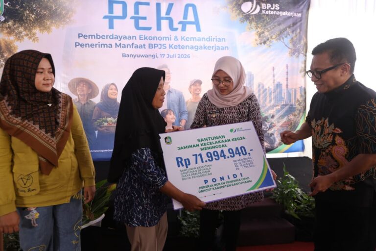 Dorong Kemandirian Ekonomi, Ahli Waris Peserta Jamsostek di Banyuwangi Dilatih Wirausaha