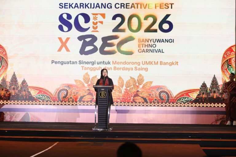 Sekarkijang Creative Fest, Bupati Ipuk: Wadah Dorong UMKM Naik Kelas