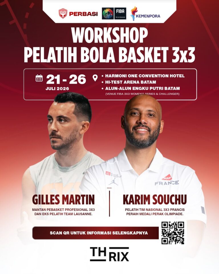 DPP PERBASI Gelar Workshop Pelatih Bola Basket 3×3 di Batam