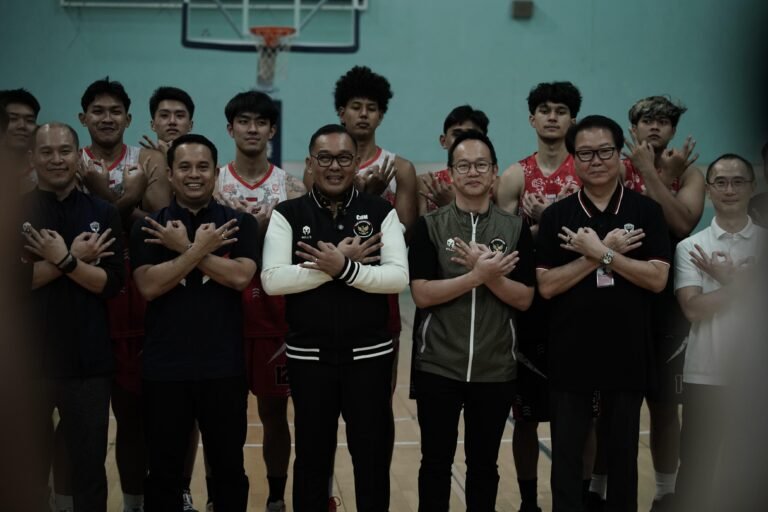 Timnas Basket 3×3 Putra Bersemangat Dikunjungi CdM Asian Games 2026