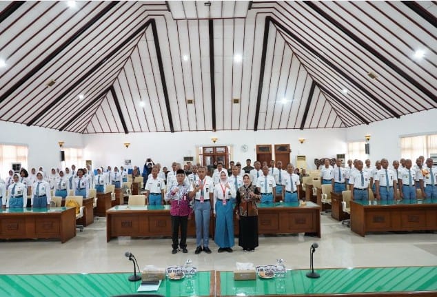 Wabup Bojonegoro Motivasi 77 Calon Paskibraka, Tanamkan Semangat Pantang Menyerah Jelang HUT ke-81 RI