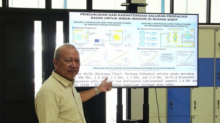 Profesor ITS Perkuat Telekomunikasi Lewat Pemodelan Gelombang Radio