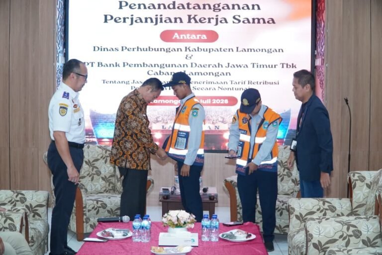 Dishub Lamongan Siapkan Pembayaran Retribusi Parkir Nontunai