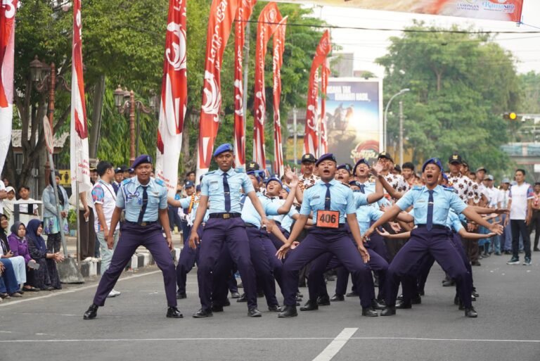 Semakin Meriah, 126 Regu Gerak Jalan SMP-SMA Sederajat Berlaga di Hari Kedua