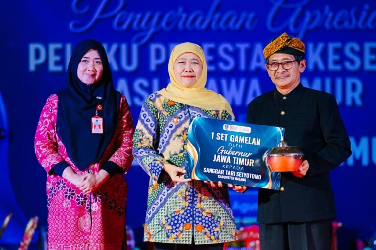 Gubernur Khofifah Apresiasi 13 Sanggar Pelestari Topeng Malangan: Tegaskan Budaya Harus Lestari, Seniman Berdaya, Generasi Muda Bangga