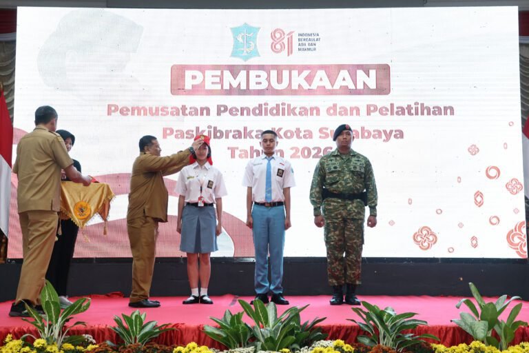 Pemkot Surabaya Buka Pusdiklat Paskibraka 2026, 98 Pemuda Terbaik Siap Digembleng