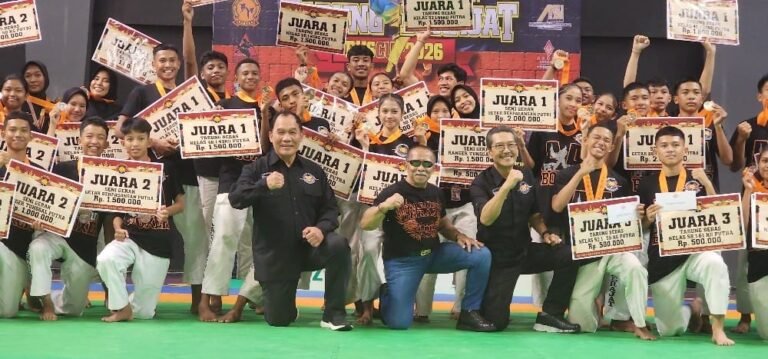 Jatim Juara Umum Kejurnas Pelajar Tarung Derajat 2026 BHS Cup III