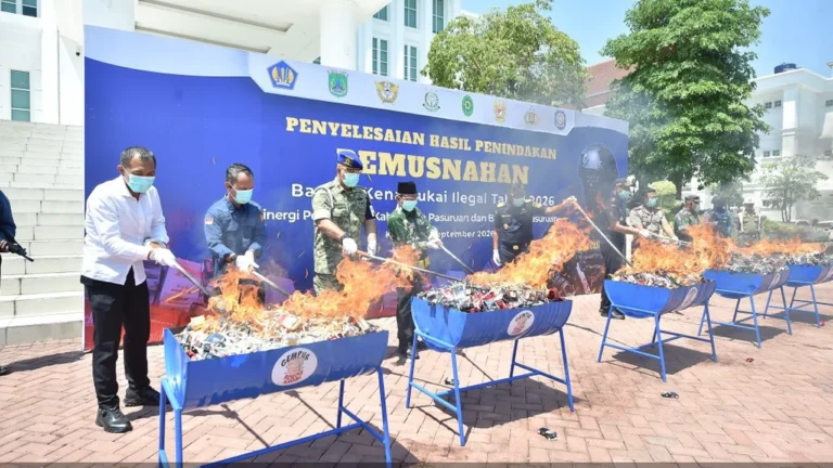 Tekan Peredaran Barang Ilegal, Pasuruan Musnahkan BKC Senilai Rp9,3 Miliar