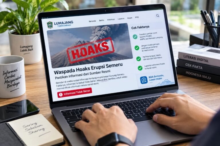 Diskominfo Lumajang Tekankan Pentingnya Verifikasi Informasi Aktivitas Gunung Semeru